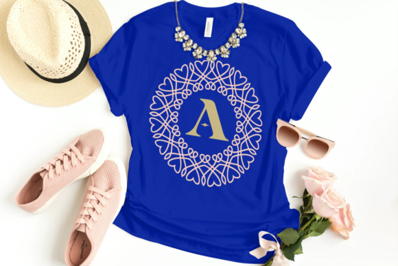 Raelyn Monogram Font PNG with transparent background - Preview 3