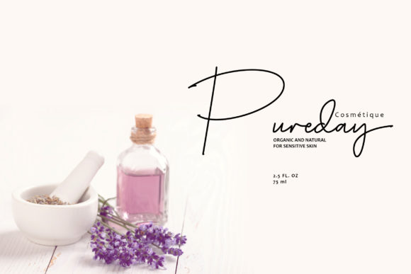 Renadar Font PNG with transparent background - Preview 3