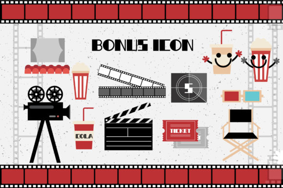 Rolling Film Font PNG with transparent background - Preview 2