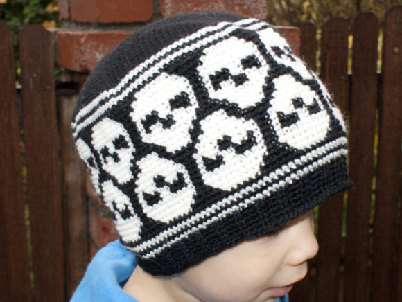 Super Skull Beanie Crochet Pattern