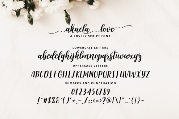 Akalea Love Font - Preview 1