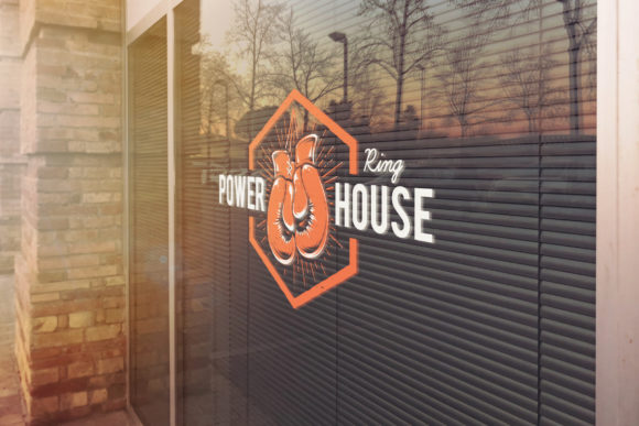 Blind Glass Logo Mockup Graphic Logo Presentations By SmartDesigns