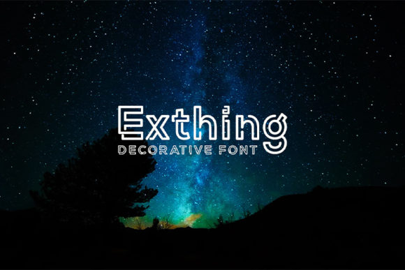 Exthing Font - Preview 1