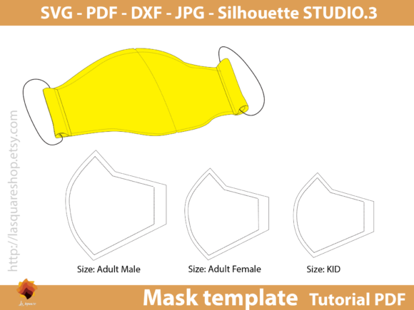 Face Three Size Mask Templates