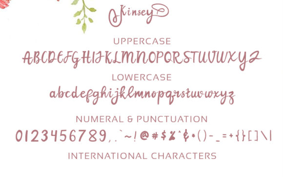 Kinsey Font PNG with transparent background - Preview 4