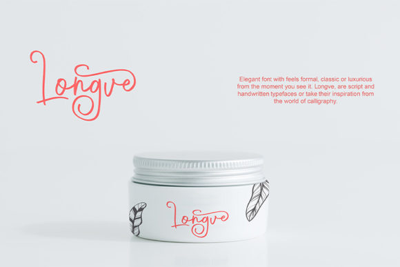 Longve Font PNG with transparent background - Preview 6