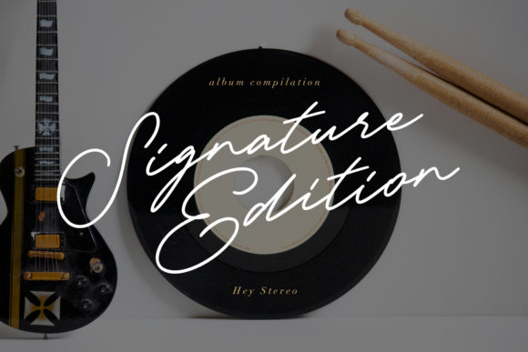 Mardiall Signature Font PNG with transparent background - Preview 3
