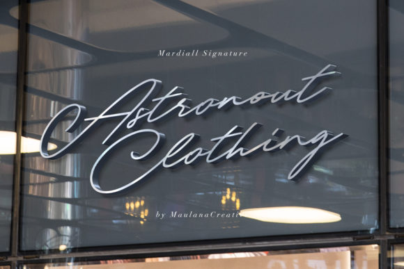 Mardiall Signature Font PNG with transparent background - Preview 5