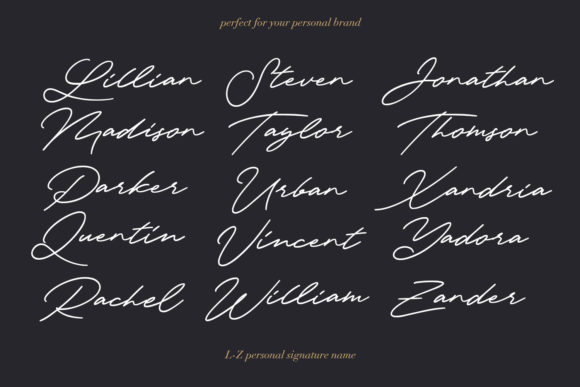 Mardiall Signature Font PNG with transparent background - Preview 6