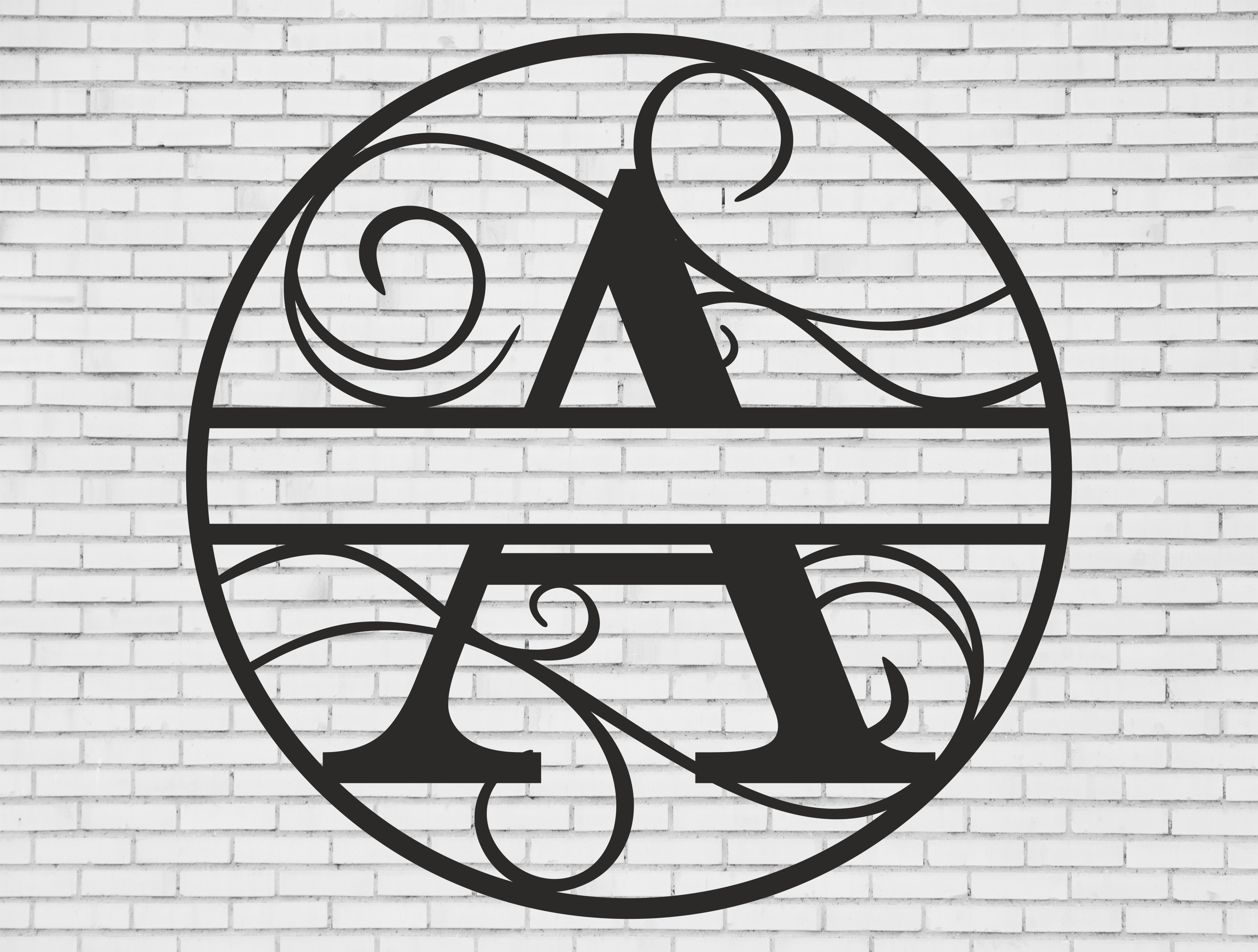 Monogram Cut File Monogram, Cutting File, Name Graphic by Fast Store · Creative Fabrica