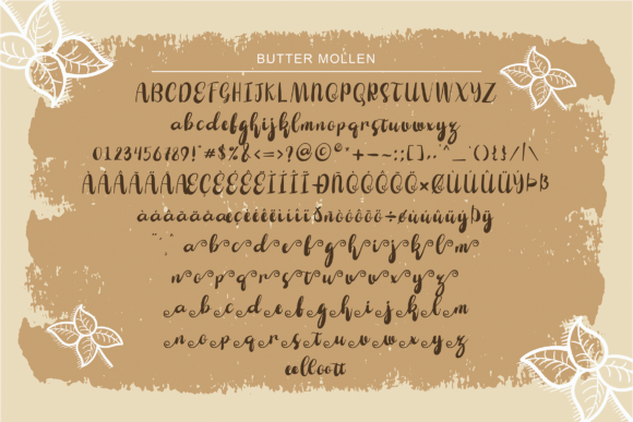 Butter Mollen Font - Preview 3
