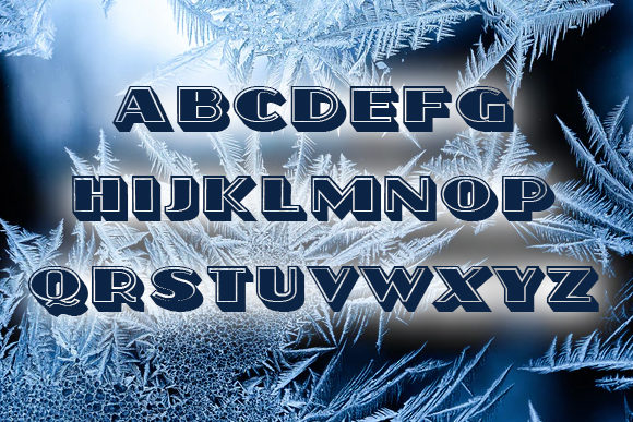 Frozen Font - Preview 2