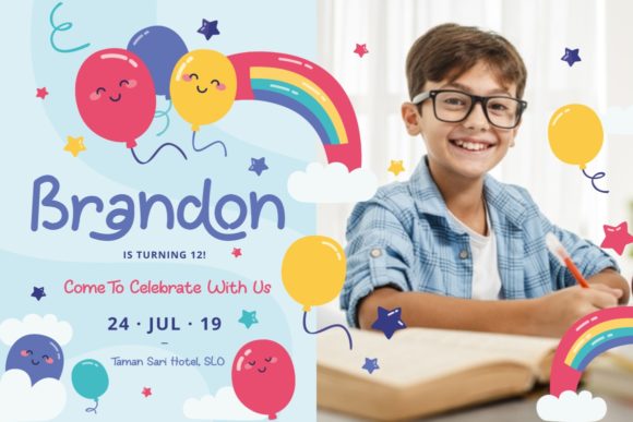 Fun Kids Font - Preview 2