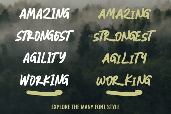 Incredible Font PNG with transparent background - Preview 5