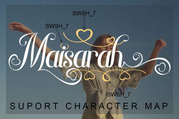 Maisarah Font PNG with transparent background - Preview 3
