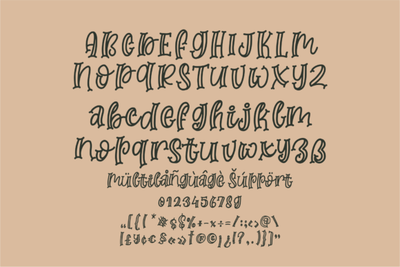 Moms Crafter Font PNG with transparent background - Preview 4