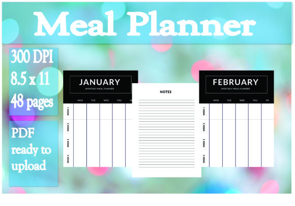Kdp Daily Planner Interior Graphic by Ivana Prue · Creative Fabrica