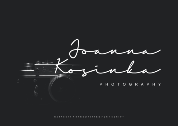 Natassya Font PNG with transparent background - Preview 4