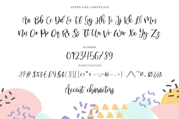 Nicholia Font PNG with transparent background - Preview 6