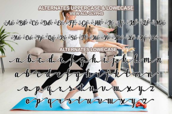 Ranykinaya Font PNG with transparent background - Preview 5