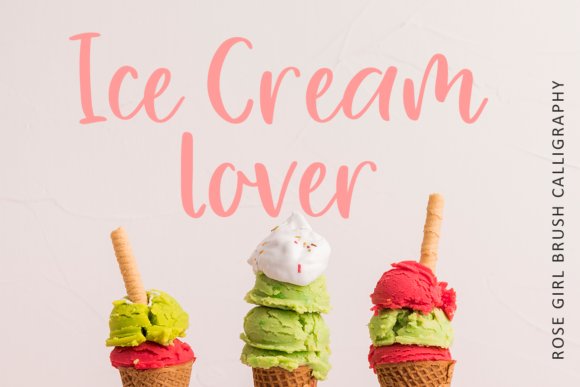 Rose Girl Font PNG with transparent background - Preview 3