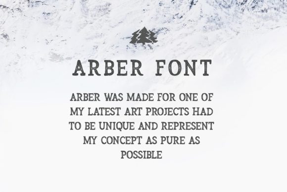 Arber Font - Preview 2