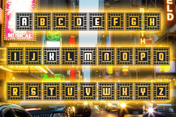 Broadway Capitals Font - Preview 3