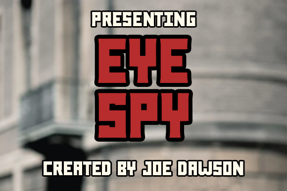 Eye Spy Font - Preview 2