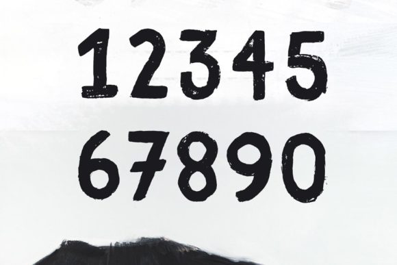 Fibre Extended Font PNG with transparent background - Preview 5