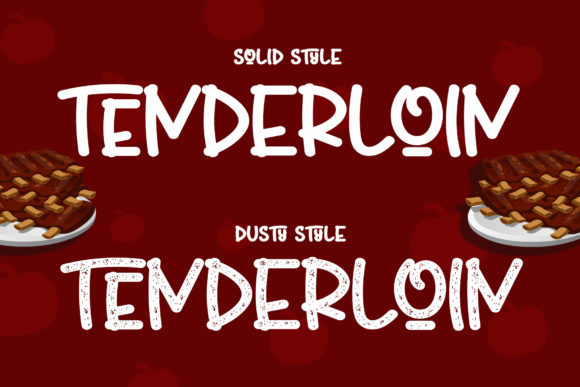 Fried Beef Tomato Font - Preview 1