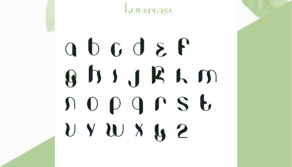 Photosynthesis Font PNG with transparent background - Preview 4