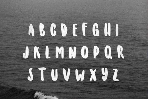 Rainshine Font PNG with transparent background - Preview 4