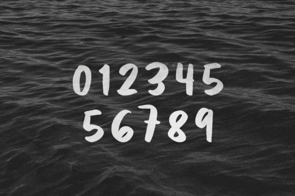 Rainshine Font PNG with transparent background - Preview 5