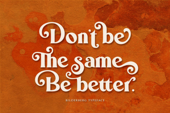 Bilderberg Font - Preview 1