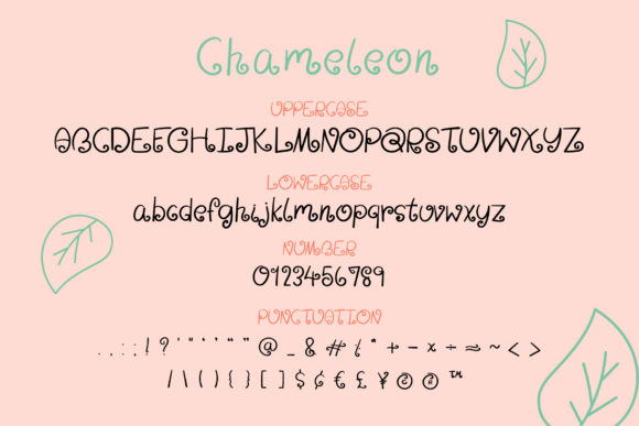 Chameleon Font - Preview 2