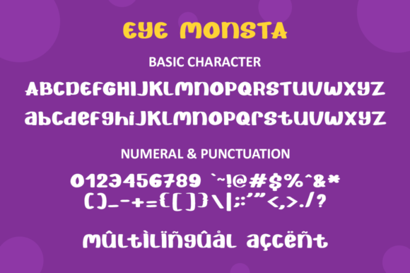Eye Monsta Font - Preview 6