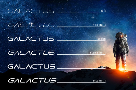 Galactus Font - Preview 1