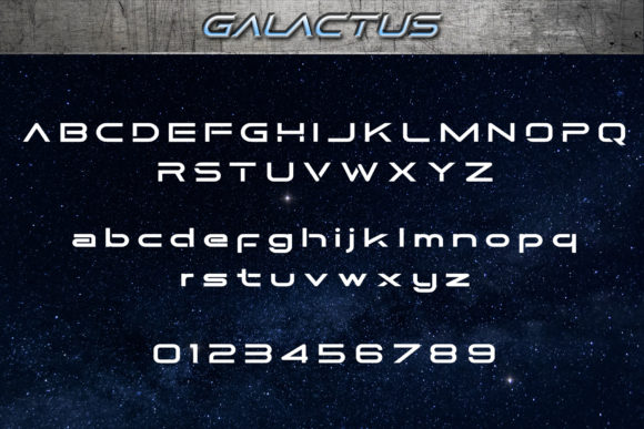 Galactus Font - Preview 3