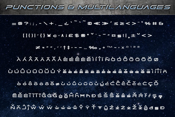 Galactus Font - Preview 4