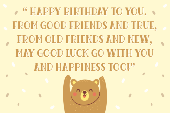 Happy Bearday Font PNG with transparent background - Preview 2