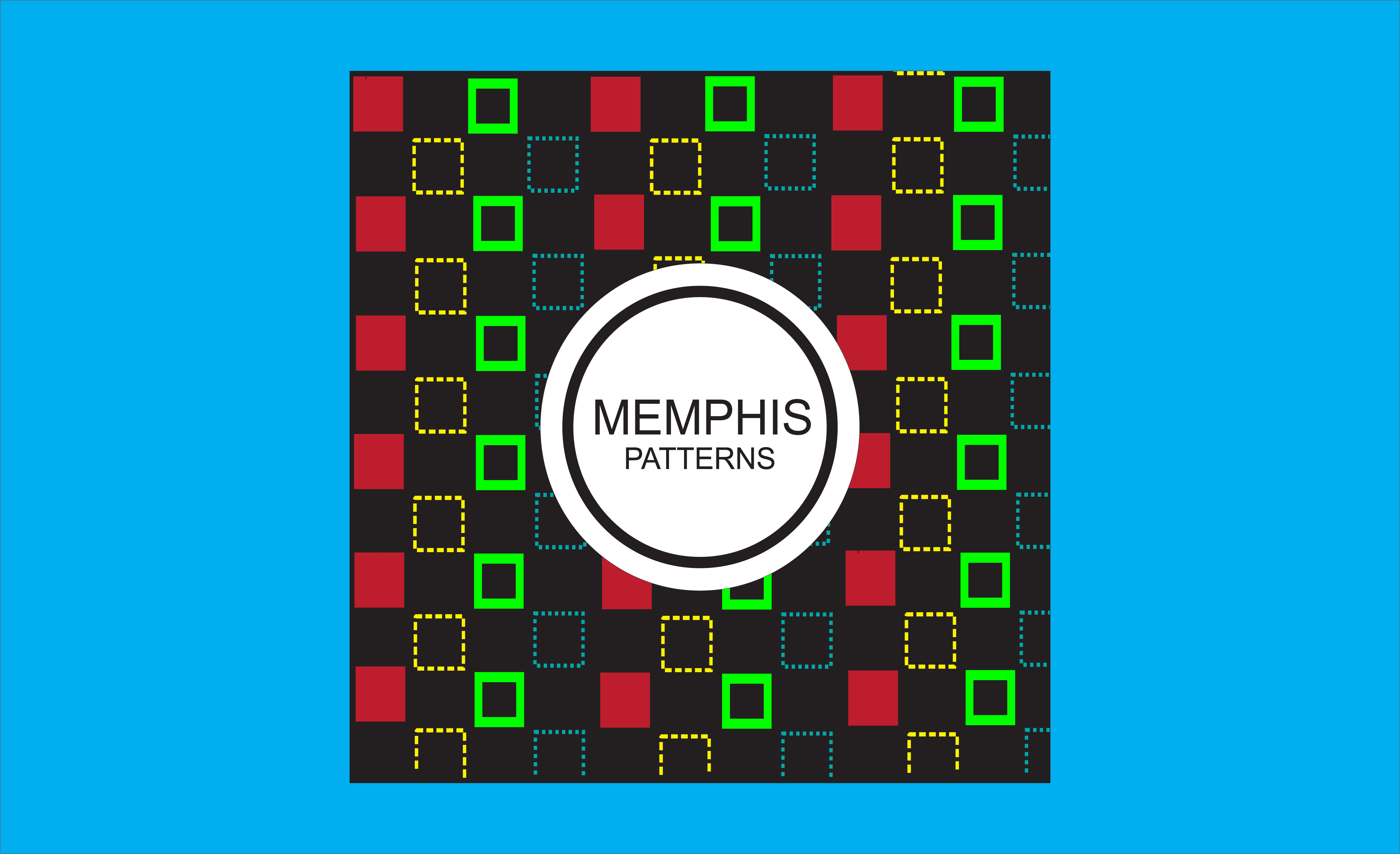 Memphis Seamless Patterns Graphic by Mahesa Design · Creative Fabrica