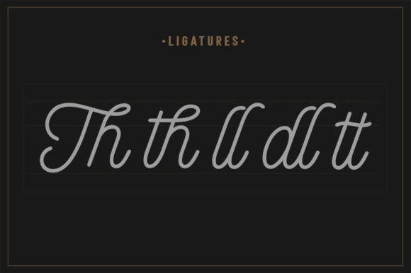 Monotage Font PNG with transparent background - Preview 5