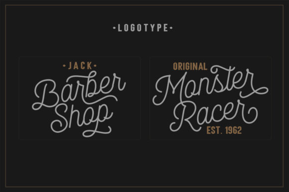 Monotage Font PNG with transparent background - Preview 6