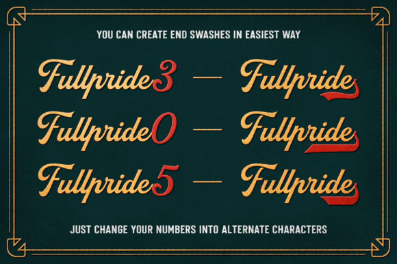Rallington Font PNG with transparent background - Preview 4