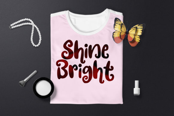 Shaly Font PNG with transparent background - Preview 2