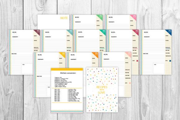 REcipe Book, Cookbook, Recipe Binder