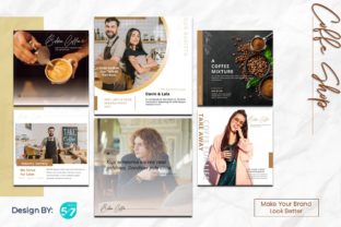 Preview of Instagram Feed - Coffee Shop coffee shop social media template