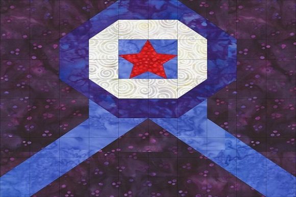 Patriotic Sampler Block 01 - Ribbon