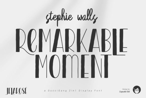 AL Jelarose 2 in 1 Font - Preview 1