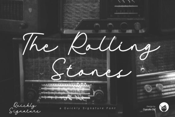 AL Quickly Signature Font - Preview 2